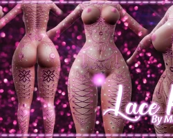 ♡ LACE KITTY ♡ Tattoo texture (BASE)