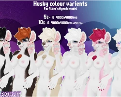 The Hyenid | Husky Body Textures