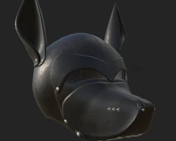Puppy Play Leather Mask