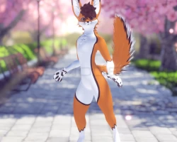 VRChat Fox Rexouium Avatar Texture