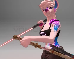 Saber/Blade Katana (VRCHAT/SDK3)