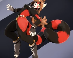 RED Panda VRChat VRM Avatar