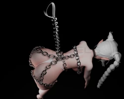 Personal Prisoner Chain Harness w/ Leash ഒ˚₊