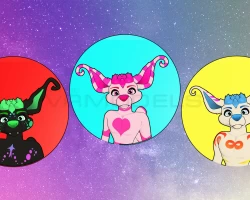 Cruxes (VRChat 3D Models, VTuber Avatar)