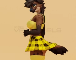 🌻 Hyenid Skirt 🌻 (VRChat Avatar Accessory)