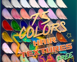 Hair Textures - 75 colors!