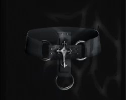 delicate cross choker
