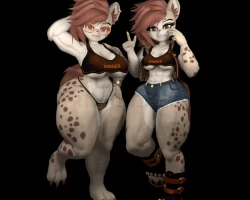 June the hyena