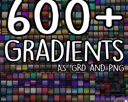600+ Gradients Pack