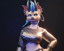 Carnydrex - (VRChat Furry Hybrid Base/Avatar)
