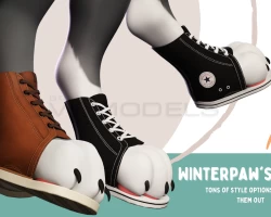 Winter Paw Shoes for male canine