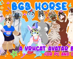 🐴BGB Horse VRChat Avatar Base🐴