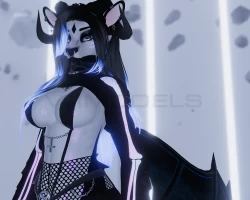 FoxiPaws Lilith Deer/Goat Hybrid Vrchat Furry 3.0