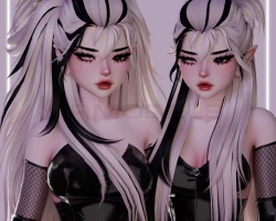 ▸ Fuji's "Metalhead" Hair Duo for VRChat