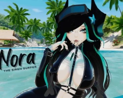 Nora the Siren Surfer