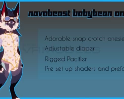 Novabeast babybean onesie