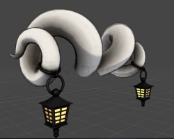 Lantern Curly Horns