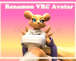 Renamon VRChat avatar