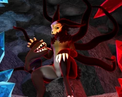 Necronynx - Spooky Furry VRChat Avatar