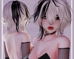 ▸ Heather's "Gothgirl" Hair for VRChat