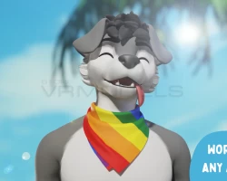 Winterpaw's Bandana ~ VR Avatar Asset