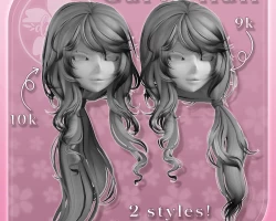 ╔ ❀ Carla Hair - 2 styles