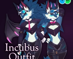 Novabeast Incubus Outfit (VRChat PC and Quest Compatible)