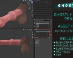 Ghostly Horse Penis (18+)