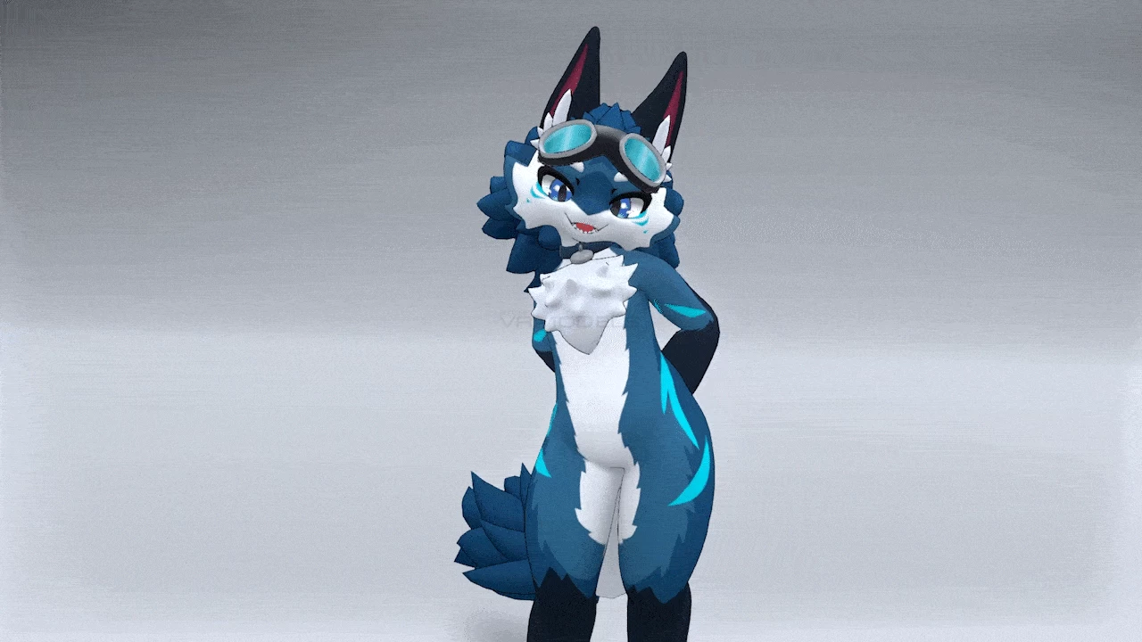Chibi Mini Novabeast Kemono VRChat Furry Model Avatar VRModels 3D 