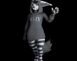 Hoodie and Thigh Highs for Vulper