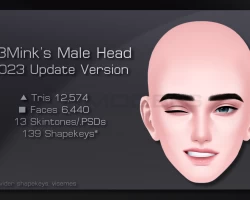23Mink's Male Head | 2023 Update