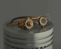 Steampunk goggles with moving parts | Novabeast and Rexouium