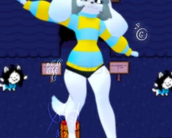 Stylized Temmie