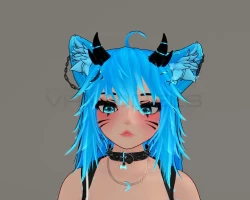Nawoo - A Hybrid VRChat Avatar