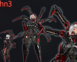 // 4R4-chn3, the spider monster girl