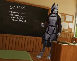 Skull Wolf VRChat Furry Avatar Base