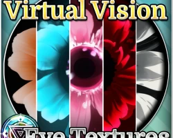 FLOWER EYES - Eye Textures for 3D Models