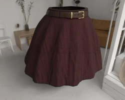Belted skirt for rexouium