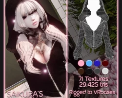 ▸ Zip-up Hoodie for VRChat