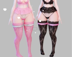 lingerie lace outfit - C&P - Zinpia base - Panda base