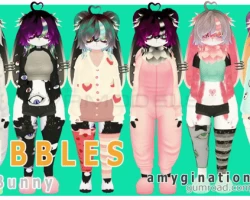 Bubbles the creepy cute Bunny