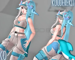 Yumiko Shark Girl Avatar
