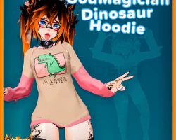 GodMagician Dinosaur Hoodie