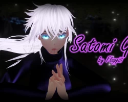 【Unity/VRChat】Jujutsu Kaisen Satomi Gojo Vrchat Avatar by Floppiii