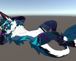 Novabeast Fishnet and Latex Socks
