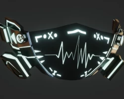 holo line visualizer mask