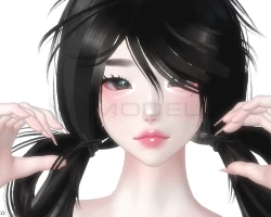 Aoi Head Sculpt (amelia head sculpt)