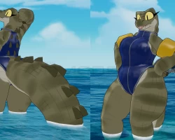 Gooby Gator, Furry avatar for VRC