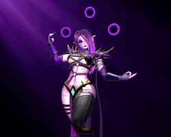 Ruina, the dark elf sorcerer