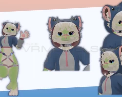 Cropped Monster Hoodie | Mayu